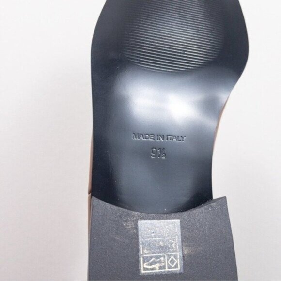 NWT Everlane The Italian Leather Square Toe Chelsea Boot 9.5 Peanut Heel Ankle - Picture 7 of 14